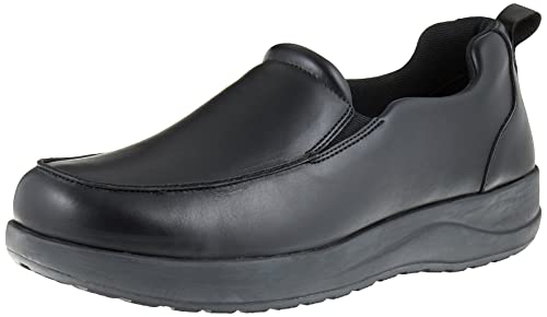 Amazon Essentials Zapato de Servicio Hombre, Negro, 43.5 EU