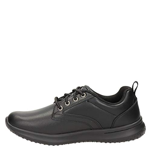 Skechers Delson Antigo, Zapatos Oxford Hombre, Black, 41 EU